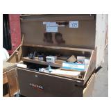 KNAACK JOB BOX WITH ASSORTED SHOP TOOLS