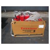 PALLET OF FIRE EXTINGUISHERS