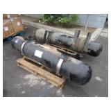 PALLET WITH 2 CNG TANKS