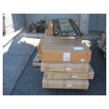 PALLET OF LULU DESIGNER FLAIR CURTAIN RODS