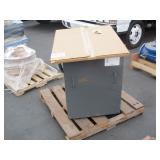 EMPTY METAL TRANSFORMER HOUSING