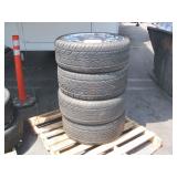 4 LOW PROFILE TIRES WITH 22" RIMS