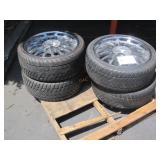 4 CHAMPIRO LOW PROFILE TIRES WITH RIMS