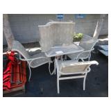 OUTDOOR SET WITH PATIO TABLE & CHAIRS