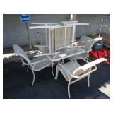 OUTDOOR SET WITH PATIO TABLE & CHAIRS