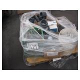 PALLET OF PLASTIC PIPE VALVES & FITTINGS
