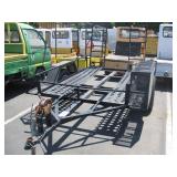 EQUIPMENT TRAILER,  SINGLE AXLE, SPRING SUSPENSION