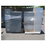 2 PALLET OF METAL FILING CABINETS