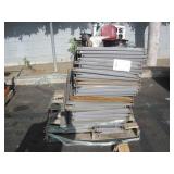PALLET OF METAL PANELS & TAIL LIGHTS: