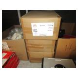 BOXES WITH IKEA SKOGSNARV BED SHEETS