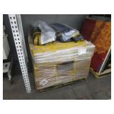 PALLET WITH CAR GRILLS
