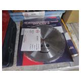 LOT WITH ASSORTED SAW BLADES