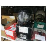 2 MOTORCYCLE GALAXY HELMETS