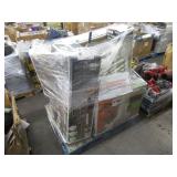 PALLET WITH MAILBOXES, VACUUMS, HEAVY DUTY 6