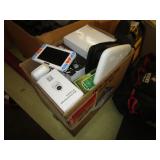 BOX WITH ASSORTED ELECTRONICS