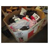 BOX WITH ASSORTED CLOTHES