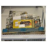 PALLET WITH QEP TILE SAW & ROXBURY MAILBOX