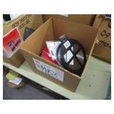 BOX WITH CIRCULAR SAW BLADES