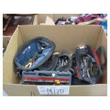 LOT WITH TOOL BAGS & ASSORTED HAND TOOLS