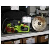 1 GREEN CHAINSAW & CRAFTSMAN CIRCULAR SAW