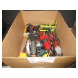 BOZ WITH DRILLS, HYDRAULIC JACK & CIRCULAR SAW
