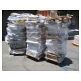 3 STACKS OF 4 WHEEL EQUIPMENT DOLLIES
