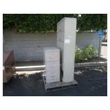 PALLET WITH FILE CABINETS