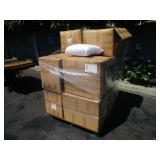 PALLET WITH BOXES OF PREGNANCY PILLOWS