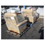 3 PALLETS OF  LEATHER RECLINING CHAIRS