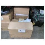 3 BOXES WITH WALL LAMPS