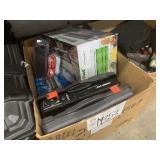 BOX WITH GOURMET CHEF PORTABLE KITCHEN, FOOD