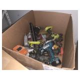 BOX WITH ASSORTED HAND TOOLS