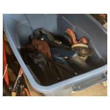 TOTE WITH ASSORTED RYOBI HAND TOOLS