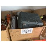 BOX WITH HITACHI CASE DARK GREEN CONTAINING ONE
