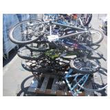 PALLET OF ASSORTED BICYCES
