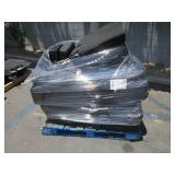 LOT WITH BLACK CAR SEATS