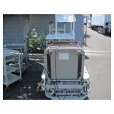 LOT WITH 2 AUTOMATED GURNEY BEDS & ASSORTED METAL