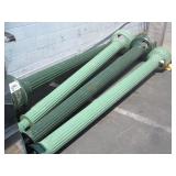 4 METAL STREET LIGHT POLES