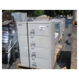 ROW OF FILING CABINETS