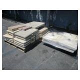 PALLET WITH BASE FOR UMBRELLA STAND & CONCRETE