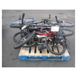PALLET OF ASSORTED BICYCLES