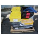 PALLET OF HEAVY DUTY STORAGE TOTES