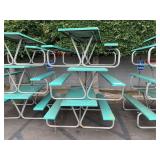 LOT WITH 3 FIBER GLASS PICNIC TABLES