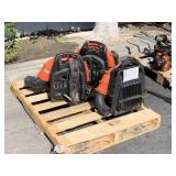 PALLET WITH 3 ECHO BACKPACK BLOWERS