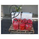 PALLET WITH FUEL STORAGE TANK WITH PUMP &