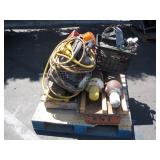 PALLET OF ASSORTED SHOP TOOLS