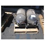 PALLET WITH 2 CNG TANKS