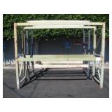 2 PALLET RACK UPRIGHTS & CROSS MEMBERS