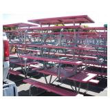 LOT WITH 3 PLASTIC LUNCH TABLES