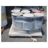PALLET WITH BARRELS OF PETROLEUM